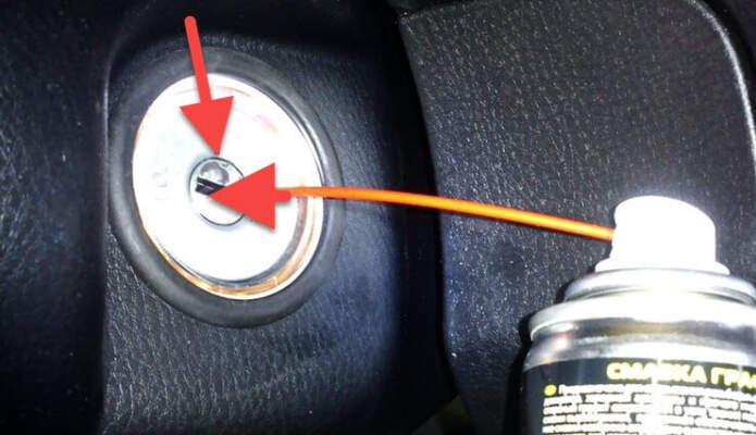 не поворачивается ключ в замке зажигания калина