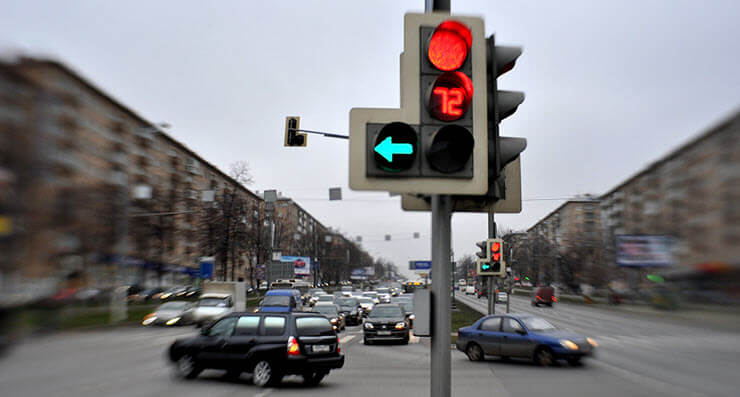 проезд на красный свет 