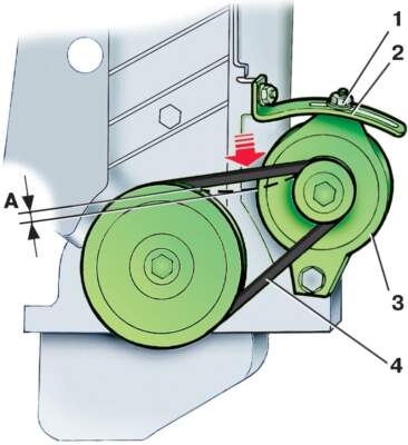 как натянуть ремень генератора на калине