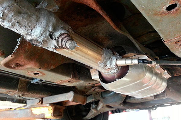 Снижение эффективности катализатора