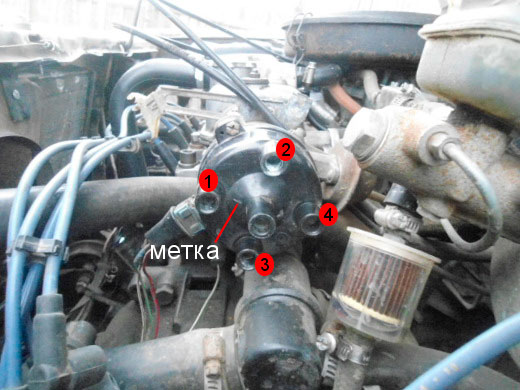 Порядок подключения бронепроводов