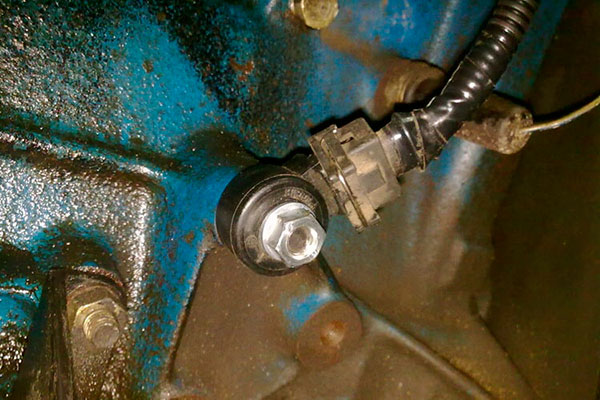 Неисправности датчика детонации