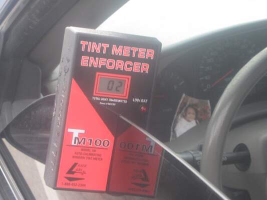 Проверка прозрачности электротонировки