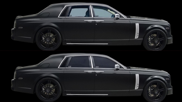 Электронная тонировка во включенном и выключенном состоянии