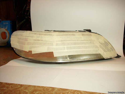 наклеиваем скотч