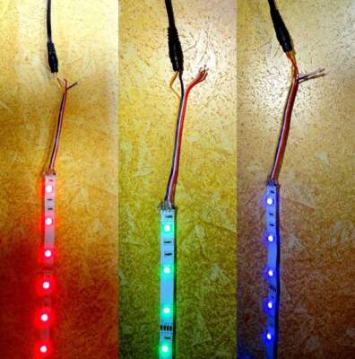 Паяем и проверяем светодиодную ленту