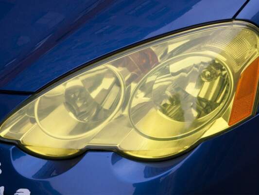 тонирование фар пленкой