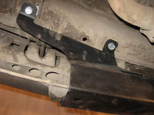 места для сверления и прикручивания фаркопа