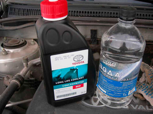 Как разбавить концентрат антифриза