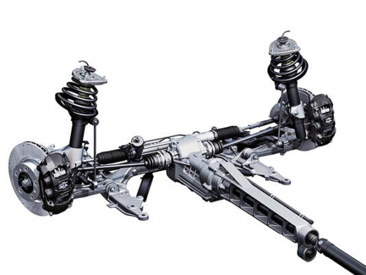 Мост автомобиля – устройство, схема, виды