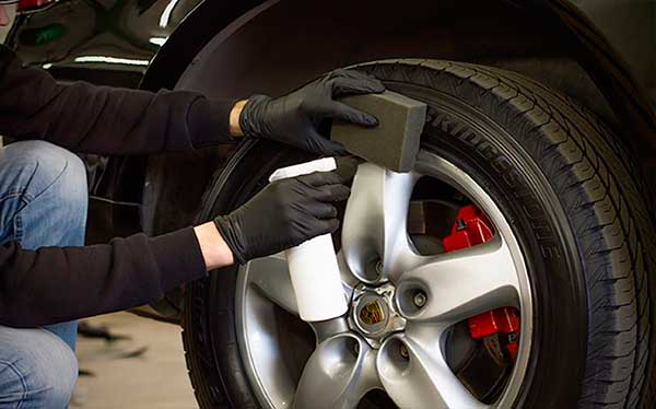 Чернение шин в автосервисе