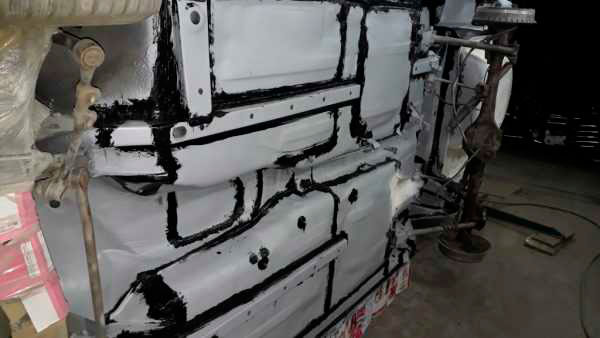 Применение шовного герметика