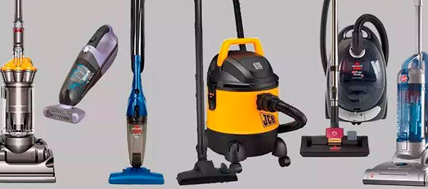 Виды пылесосов