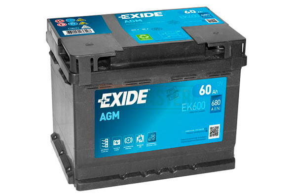 Exide Start Stop AGM EK600