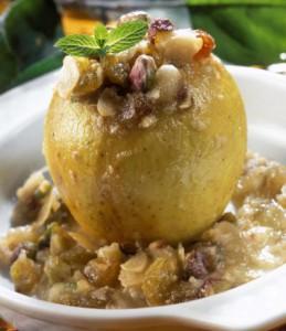 запеченное яблоко