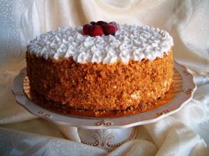 торт медовый
