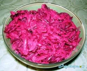 салат фруктово-свекольный