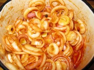 смесь лука с маринадом для сельди по корейски