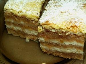 сухой яблочный пирог