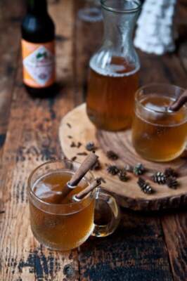 горячий алкогольный напиток сидр