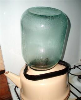 как стерилизовать паром на чайнике