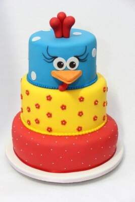 как украсить торт на новый год 2017 год петуха