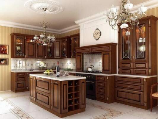 красивые кухни в классическом стиле