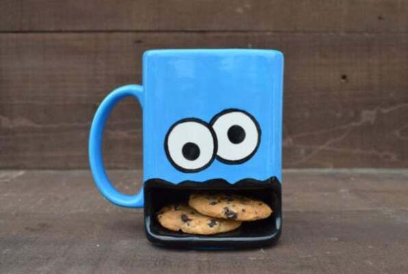 кружка с формой под печенье