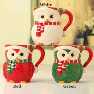 кружки к новому году с изображением совы