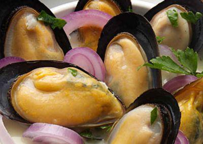 приготовленные мидии