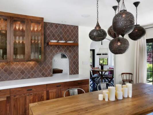 плитка для кухни в марокканском интерьере