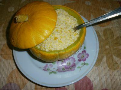 каша пшенная в тыкве
