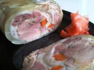 рецепт рулета из свиной шкурки