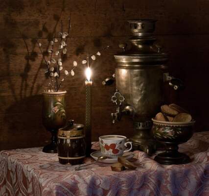 Вечернее чаепитие с медом