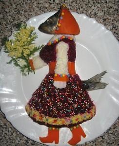 сельдь под шубой необычно