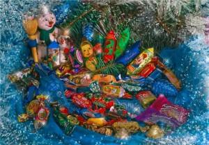 сладкий подарок на новый год