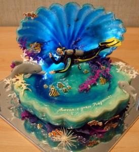 торт на день рождения