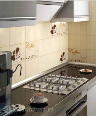 плитка на кухне в современном интерьере