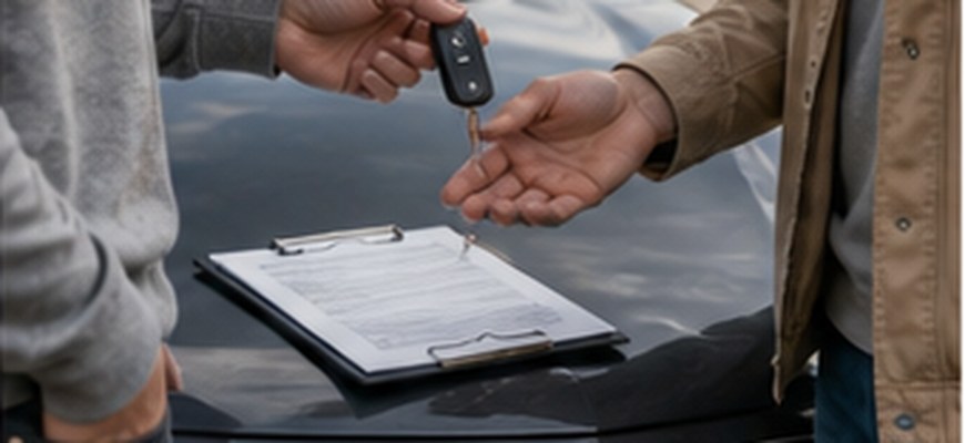 Передача ключей и документов при срочном выкупе автомобиля