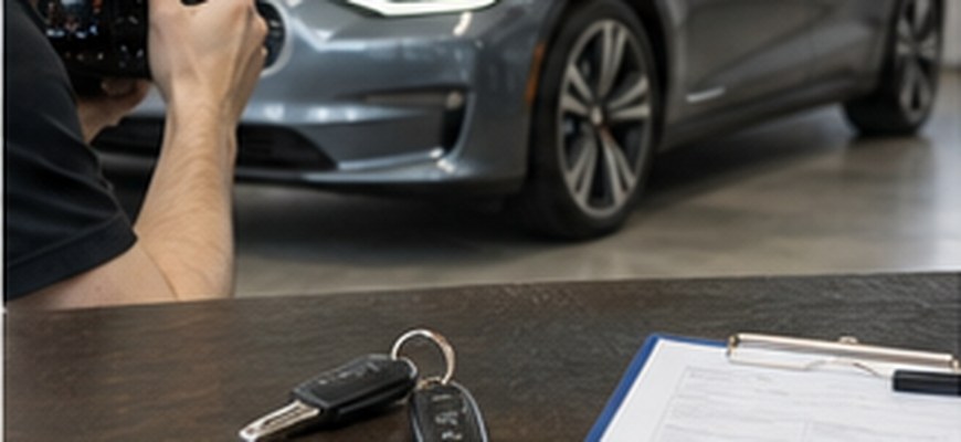 Автомобиль готовят к продаже с ключами, фото и документами