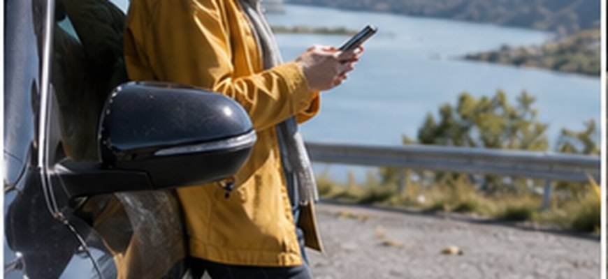 Водитель планирует одиночное автопутешествие на безопасной roadside-остановке